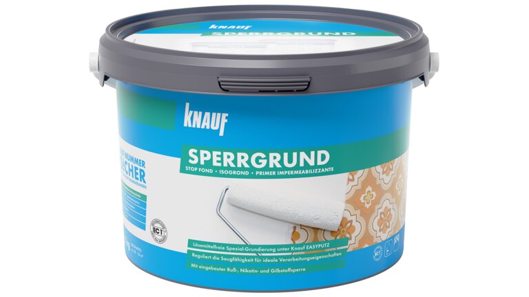 Sperrgrund, Knauf, Eimer